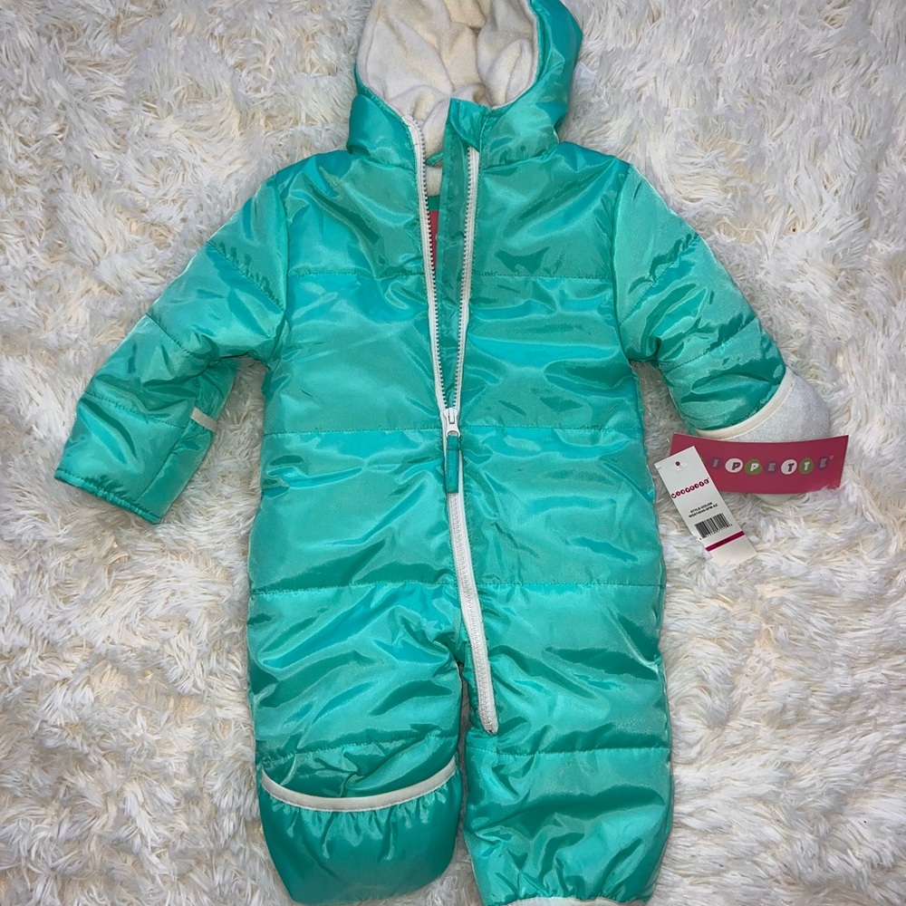 Cozy Kids One Piece Snowsuit - Teal